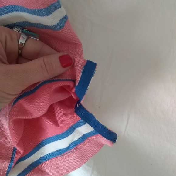 Men's Izod pink and blue polo - Picture 10 of 11